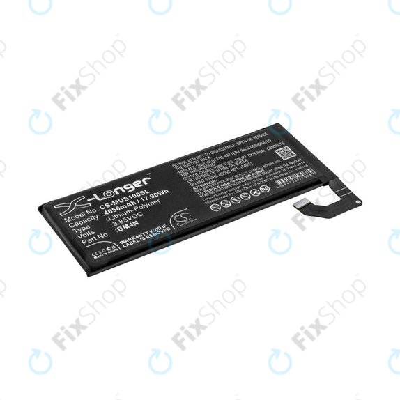 Μπαταρία για Xiaomi Mi 10 M2001J2G, 4650mAh, Li-Pol, 3.85 V, BM4N, HQ