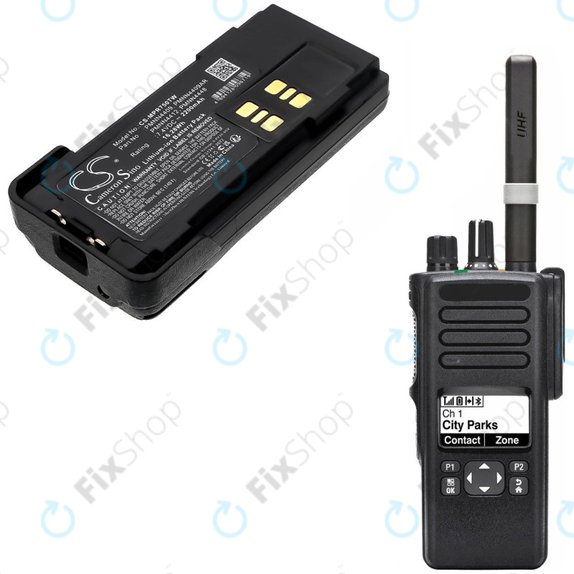 Μπαταρία για Motorola Dp2600e, Dp4000, P8608, Xpr3000, Xpr7350, 2200mAh, Li-Ion, 7.4V, PMNN4409, HQ