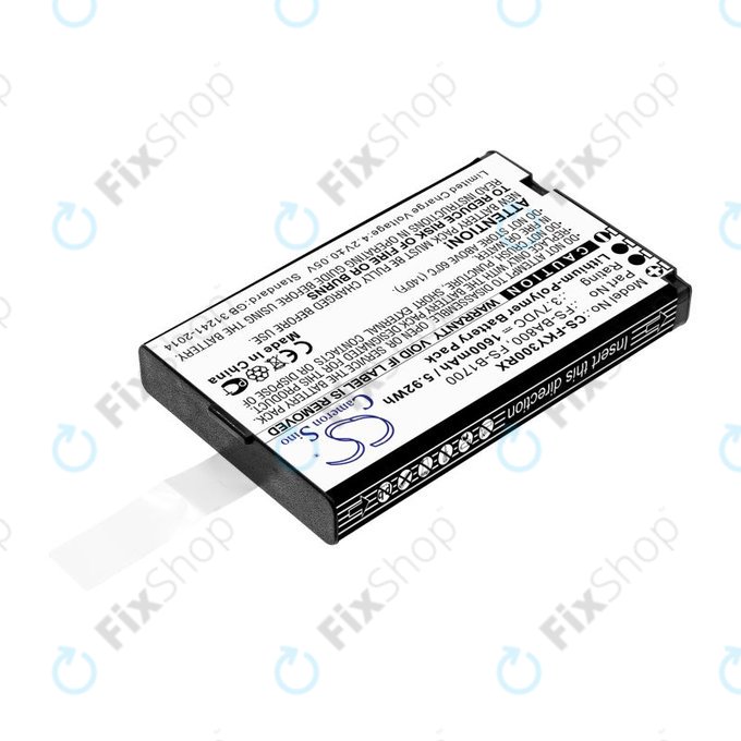 Μπαταρία για Flysky FA605, FS-GT2B, FS-I10, 1600mAh, Li-Pol, 3.7V, FS-BA800, HQ