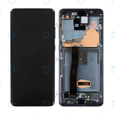 LCD Display Assembly για Samsung S20 Ultra | G988F | GH82-22271A | GH82-22327A | Cosmic Black | Service Pack