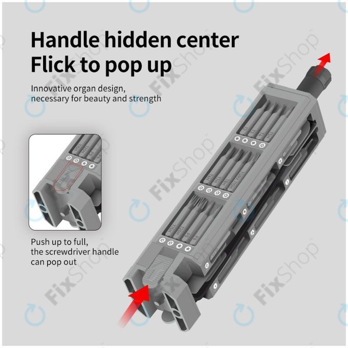 Σετ Κατσαβιδιών Ακριβείας για Επισκευή Τηλεφώνων & PC 44in1 για Kingsdun