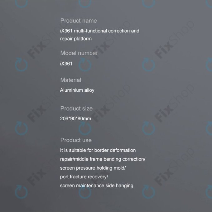 iFixes iX361 - πολυλειτουργική πλατφόρμα για ίσιωμα πλαισίων
