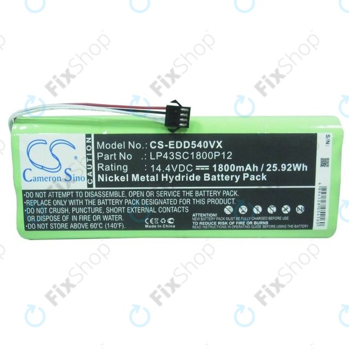 Μπαταρία για Ecovacs Deebot D-series, LP43SC1800P12, 14.4V, 1800mAh, HQ