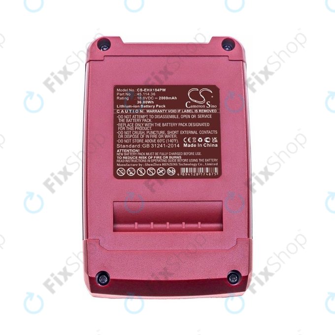 Battery για Einhell 18V | 45.114.36 | Li-Ion | 18.0V | 2000mAh | HQ