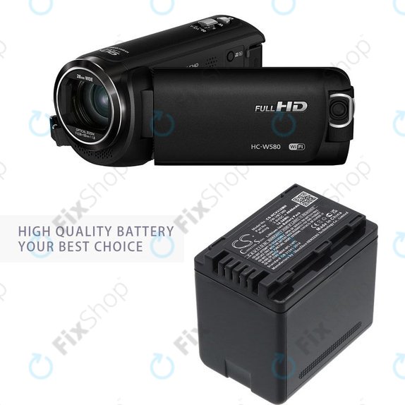 Μπαταρία για Panasonic HC-550EB, 4040mAh, Li-Ion, 3.6V, VW-VBT380, HQ