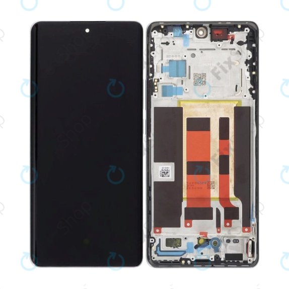 Συγκρότημα οθόνης για Oppo Reno 10, CPH2531, Silvery Grey