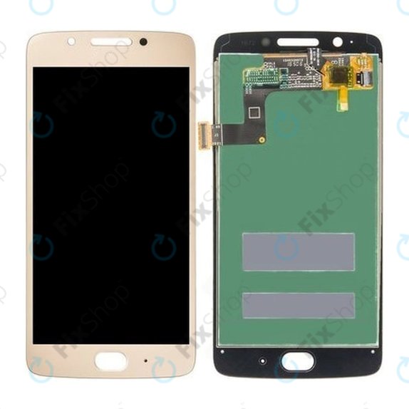 Οθόνη με οθόνη αφής για Motorola Moto G5, XT1676, Gold, Aftermarket
