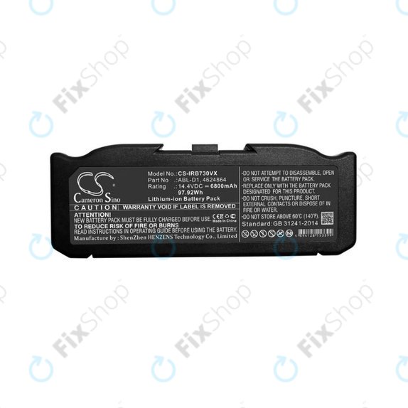 Μπαταρία για iRobot Roomba e-series, i-series, ABL-D1, 4624864, ABL-D2, 14.4V, 6800mAh, HQ