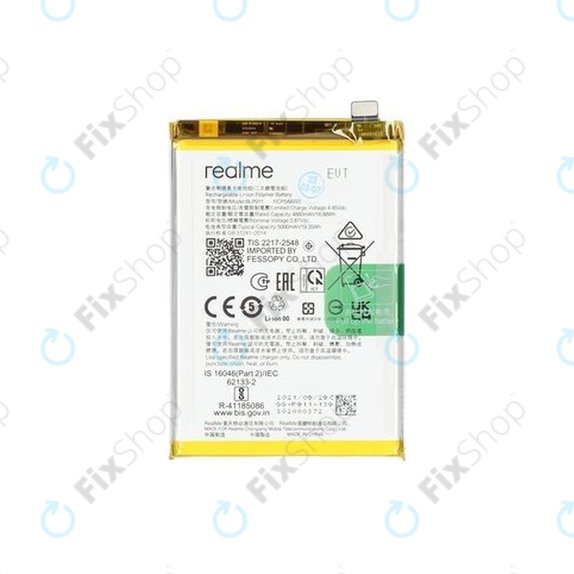 Μπαταρία για Realme 9i, 9 Pro, BLP911, 4200013, 5000mAh, Service Pack