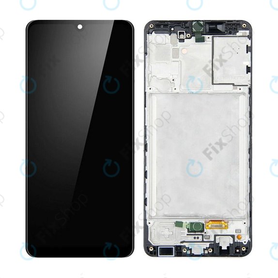 Συγκρότημα οθόνης για Samsung A31, A315F, Prism Crush Black, Aftermarket
