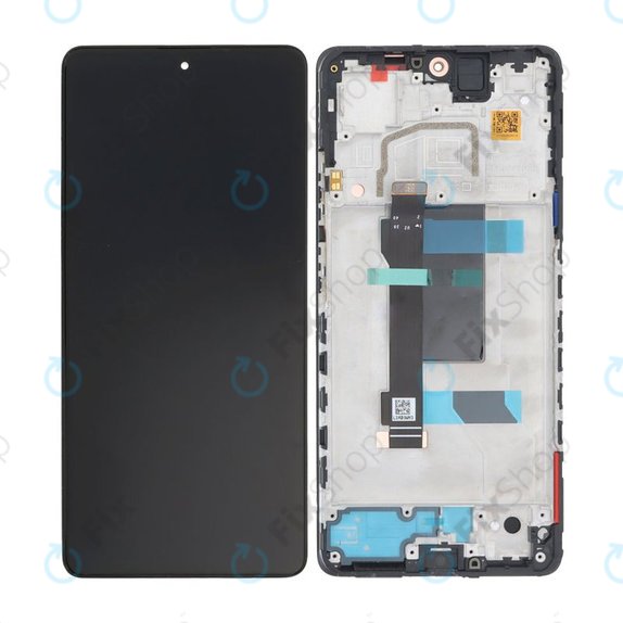 Συγκρότημα οθόνης για Xiaomi Poco X5 Pro, Astral Black, Aftermarket