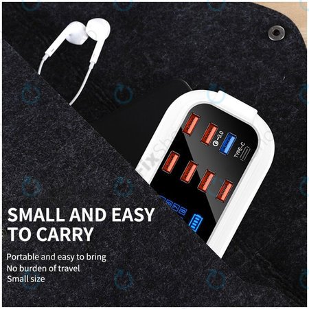 Σταθμός Φόρτισης USB με USB 3.0 & USB-C για Asometech Model E