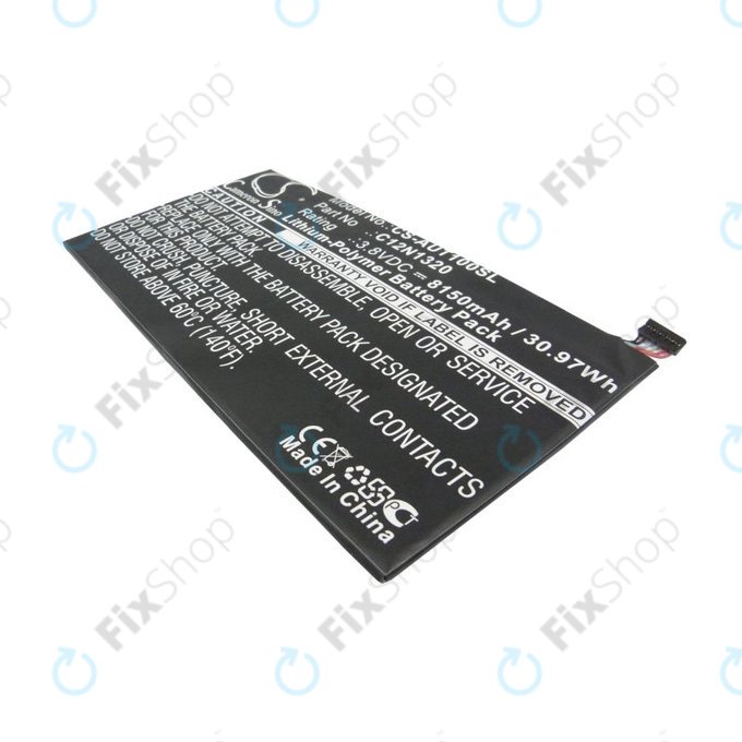Μπαταρία για Asus Transformer Book T100, 8150mAh, Li-Pol, 3.8V, C12N1320, HQ