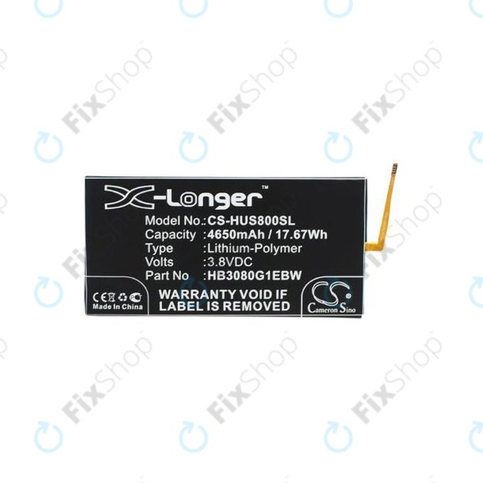 Μπαταρία για Huawei EE Eagle, MediaPad T1 8.0, T1 10, HB3080G1EBW, HB3080G1EBC, 4650mAh, HQ