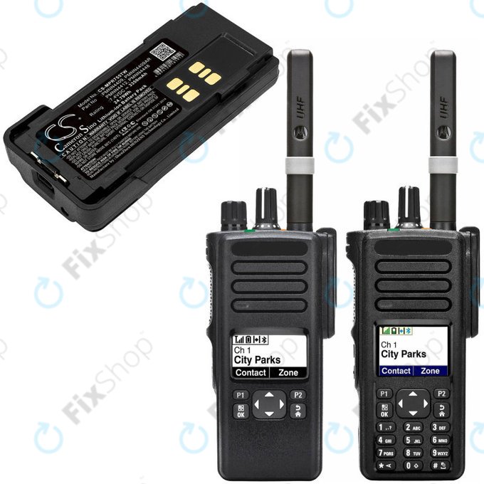 Μπαταρία για Motorola DP2600, 4000, 4600, 4800, XPR3000, XPR3300, 3350mAh, Li-Ion, 7.4V, PMNN4409, HQ
