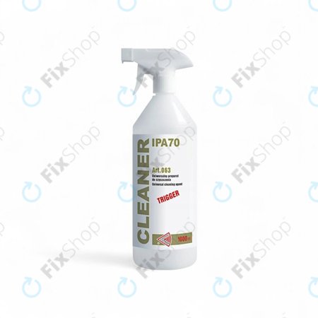 Ισοπροπανόλη 70%, 1000 ml, με ψεκαστήρα, Cleanser IPA
