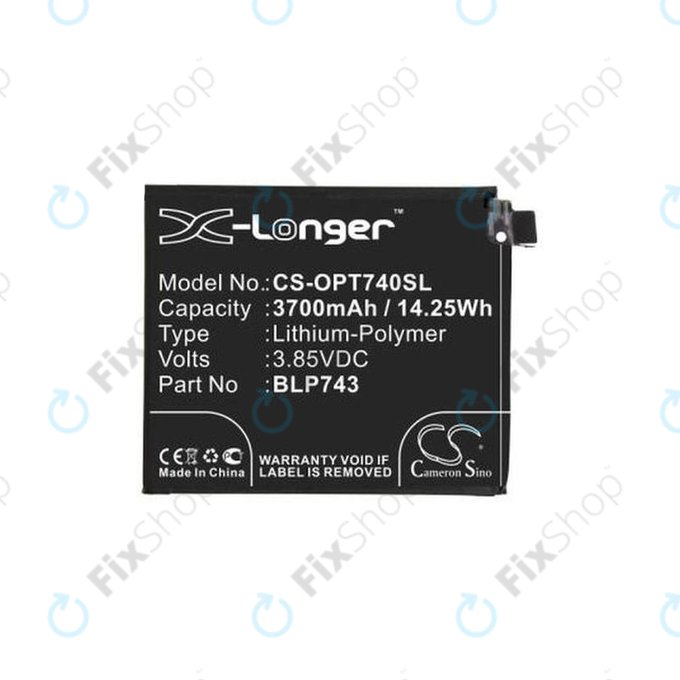 Μπαταρία για OnePlus 7T, BLP743, 3700mAh, HQ