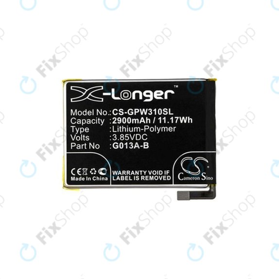 Μπαταρία για Google Pixel 3, G013A-B, 2900mAh, HQ
