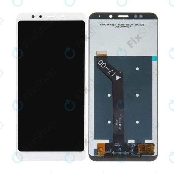 Οθόνη με οθόνη αφής για Xiaomi Redmi 5 Plus, Redmi Note 5, Λευκό, White, Aftermarket
