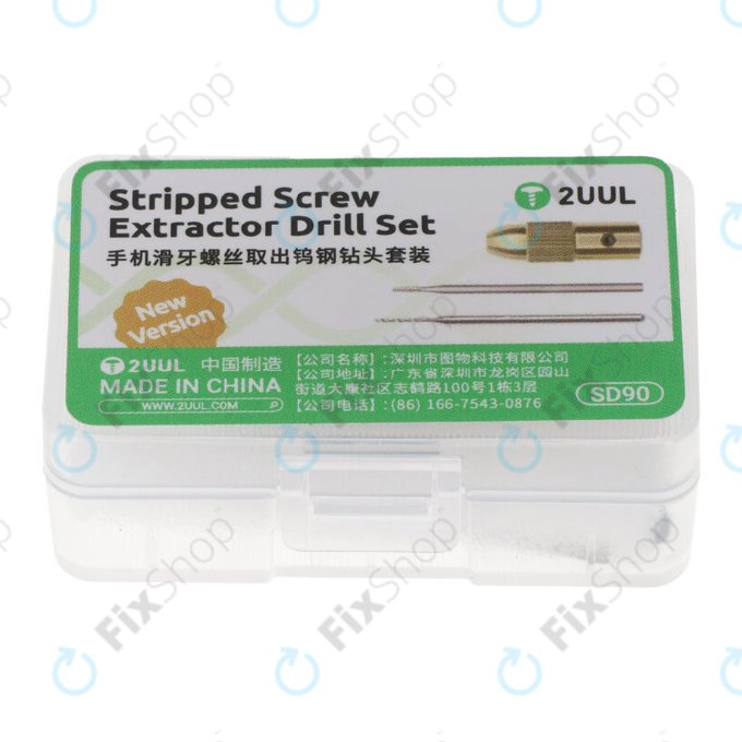 Σετ τρυπανιών για την αφαίρεση κατεστραμμένων βιδών, 2UUL SD90