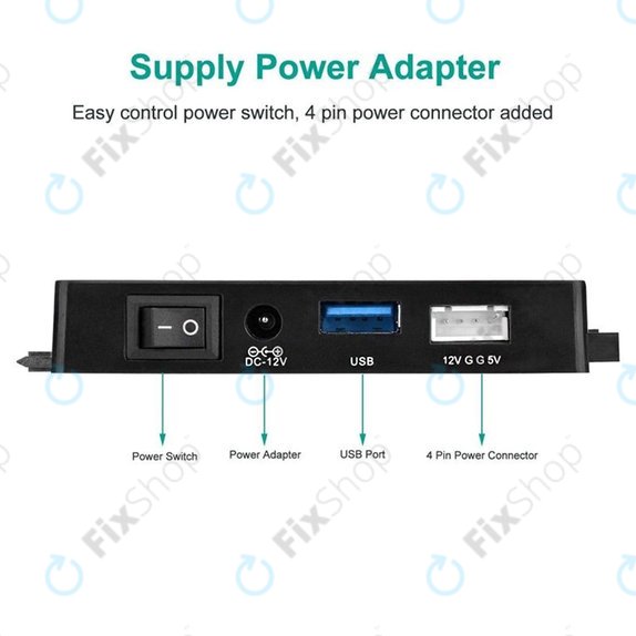 Αντάπτορας USB 3.0 σε SATA / IDE για HDD/SSD 2.5" και 3.5" και οπτικούς δίσκους