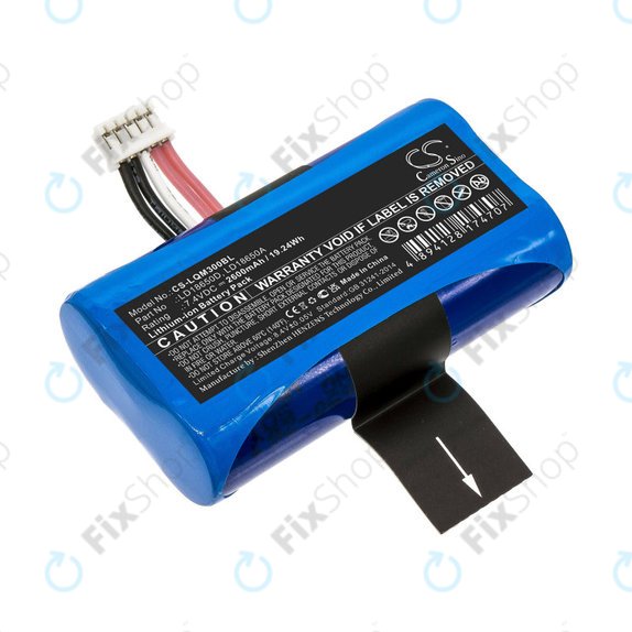 Μπαταρία για Ingenico Apos A8, 2600mAh, Li-Ion, 7.4V, LD18650D, HQ