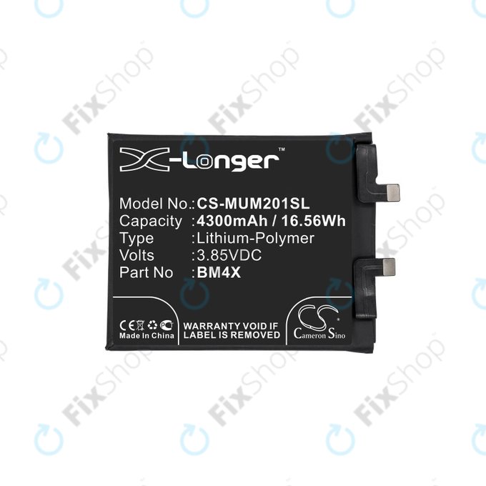 Μπαταρία για Xiaomi Mi 11, BM4X, 4300mAh, HQ