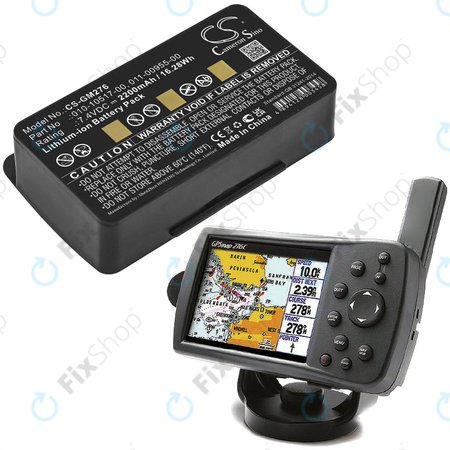 Μπαταρία για Garmin GPSMAP 276, 296, 376, 378, 478, 495, 2200mAh, Li-Ion, 7.4V, 010-10517-00, HQ