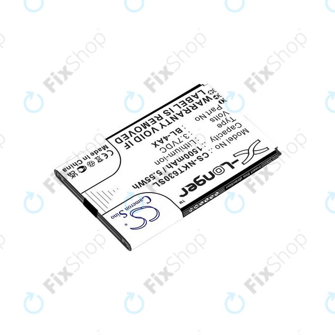 Μπαταρία για Nokia 6300 4G, Nokia 8000 4G, 1500mAh, Li-Ion, 3.7V, BL-4AX, HQ