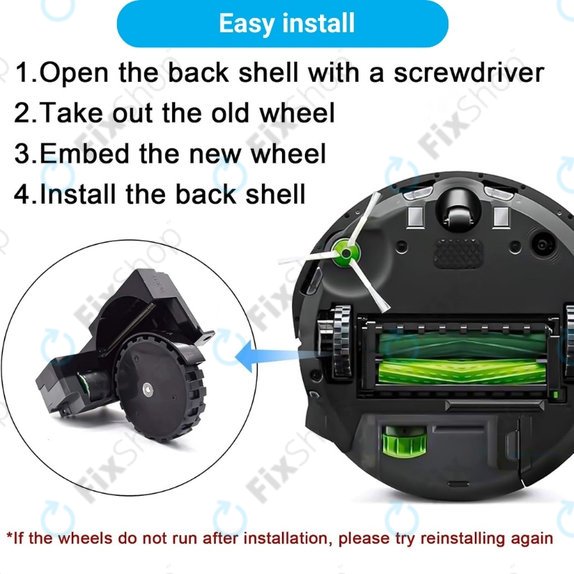 Τροχός με Κινητήρα (Αριστερός) για iRobot Roomba e-series | i-series | j-series