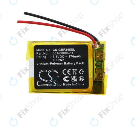 Μπαταρία για Garmin Forerunner 245, Forerunner 245 Music, 170mAh, Li-Pol, 3.8V, 361-00086-11, HQ