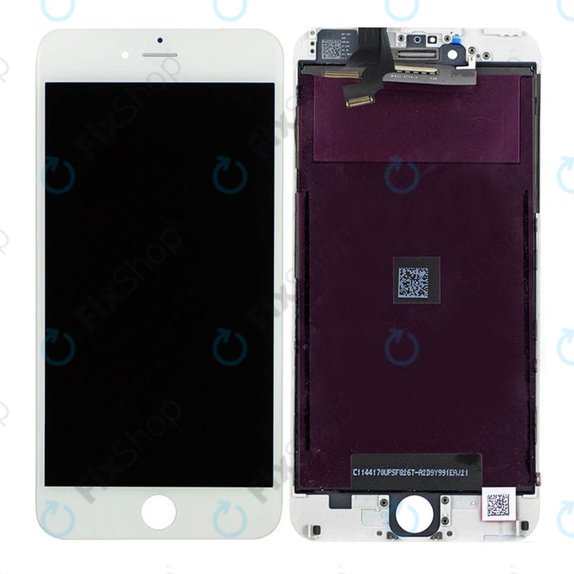 Οθόνη για iPhone 6 Plus, White, Αφής με πλαίσιο