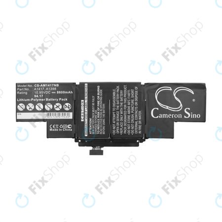 Μπαταρία για MacBook Pro 15", Μέσα 2012 – Αρχές 2013, A1398, A1417, 8600mAh, HQ