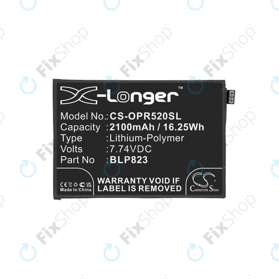 Μπαταρία για Oppo Reno 5 Pro, 2100mAh, Li-Pol, 7.74 V, BLP823, HQ