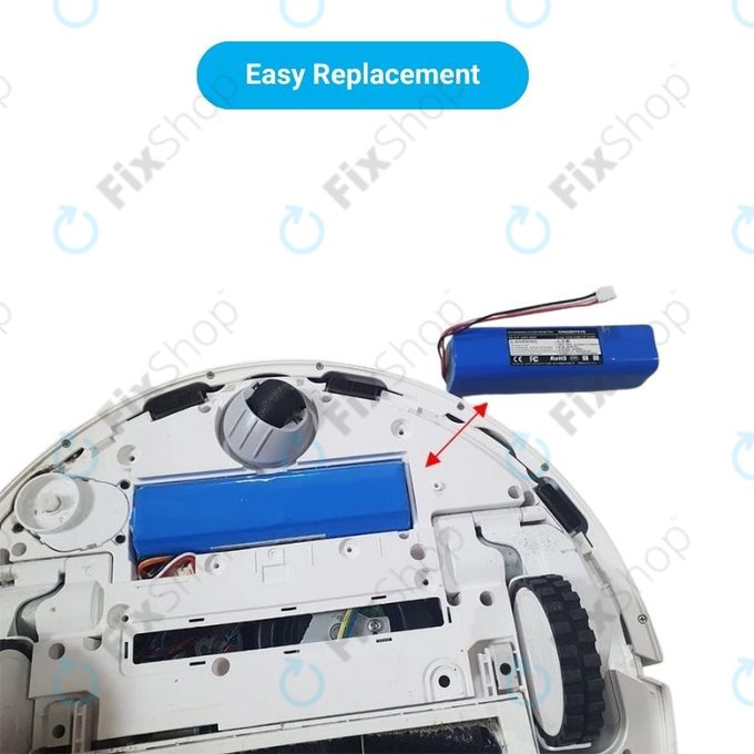 Μπαταρία για Xiaomi EVA, EVE Plus, Viomi S9, Dreame D10 Plus, L10, Lenovo T1 Pro, Lydsto R1, R1 Pro, S1, S1 Pro, XJT-2P4S-5200, 14.4V, 5200mAh