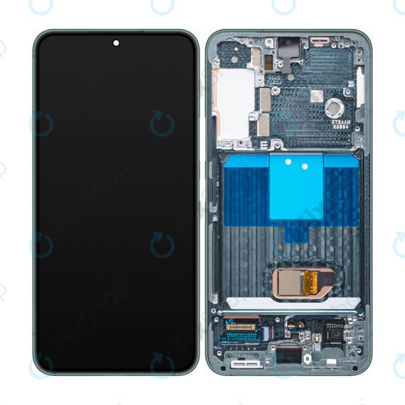 Συγκρότημα οθόνης για Samsung S22, S901B, GH82-27520C, GH82-27521C, Green, Service Pack