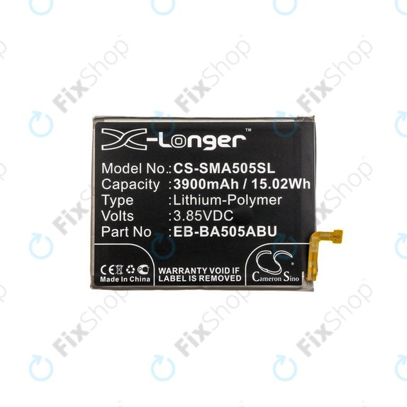 Μπαταρία για Samsung A20 A205F, 3900mAh, Li-Pol, 3.85 V, EB-BA505ABN, HQ