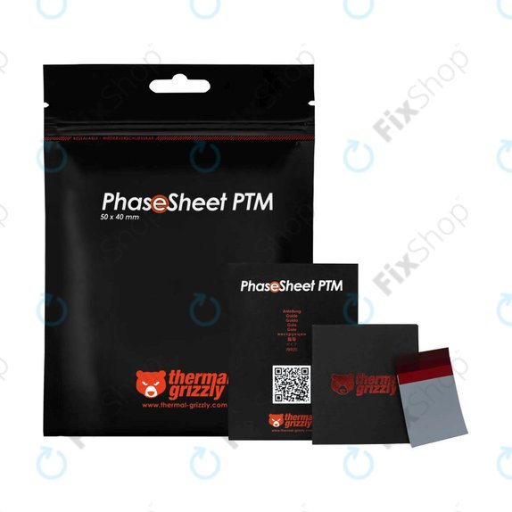 Θερμοαγώγιμο pad 50x40x0,2mm, Thermal Grizzly PhaseSheet PTM