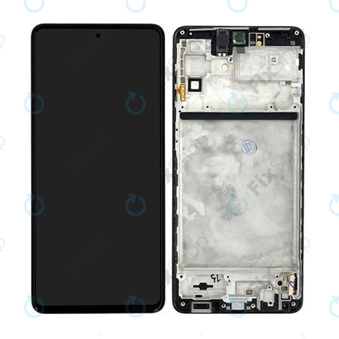 LCD Display Assembly για Samsung M53 5G | M536B | GH82-28812A | GH82-28895A | Black | Service Pack