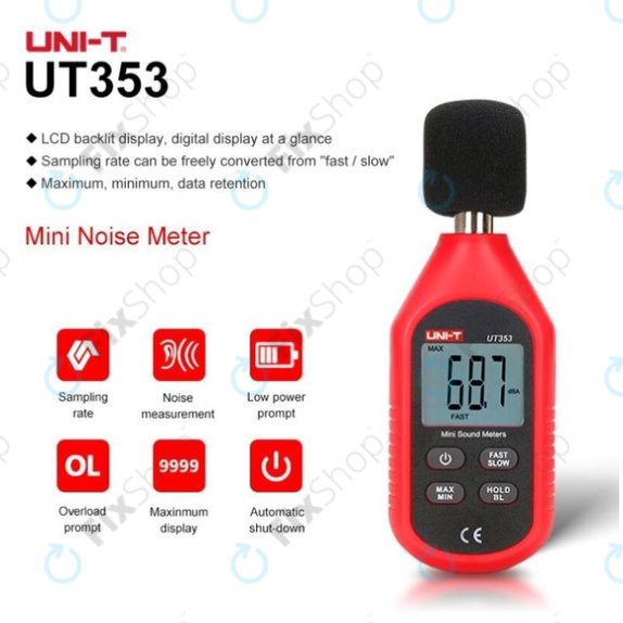 Συμπαγής Μετρητής Στάθμης Ήχου UNI-T UT353