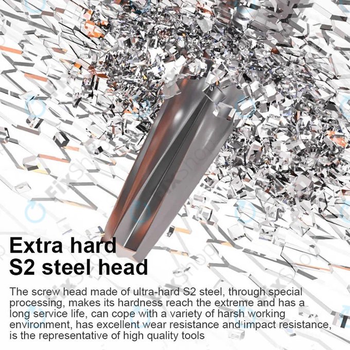 Σετ Κατσαβιδιών Torx, Tri-point, Cross KING KONG+ για Mechanic - 6τμχ