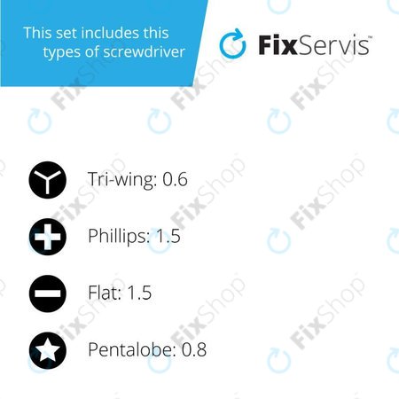 Πλήρες Εργαλείο Επισκευής Κινητών Τηλεφώνων 11in1 για FixPremium
