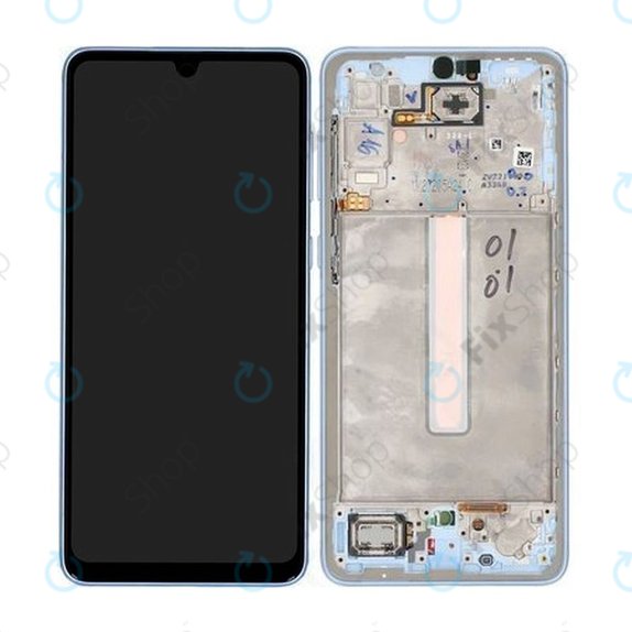 Συγκρότημα οθόνης για Samsung A33 5G, A336B, GH82-28143C, GH82-28144C, Awesome Blue, Service Pack