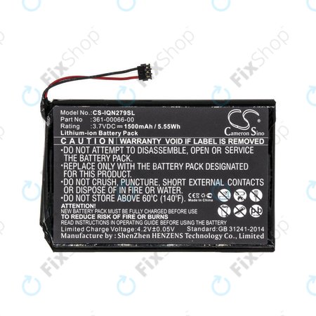 Μπαταρία για Garmin Nüvi 2757, 1500mAh, Li-Ion, 3.7V, 361-00066-00, HQ