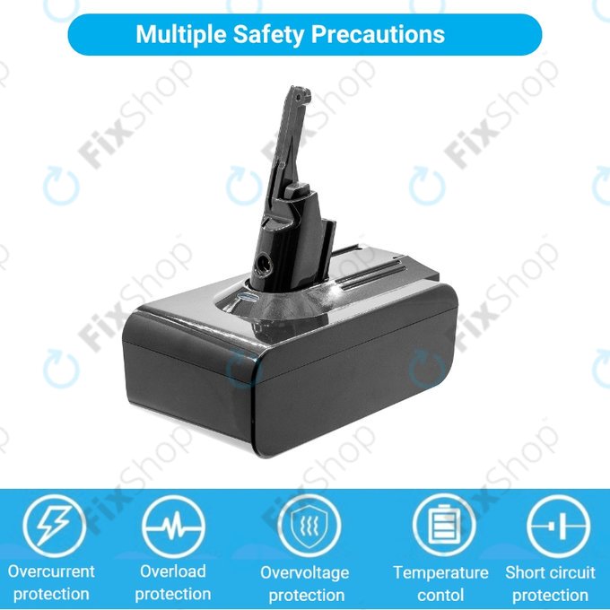 Μπαταρία για Dyson V8, 215681, PM8-US-HFB1497A, 21.6V, 4000mAh, HQ