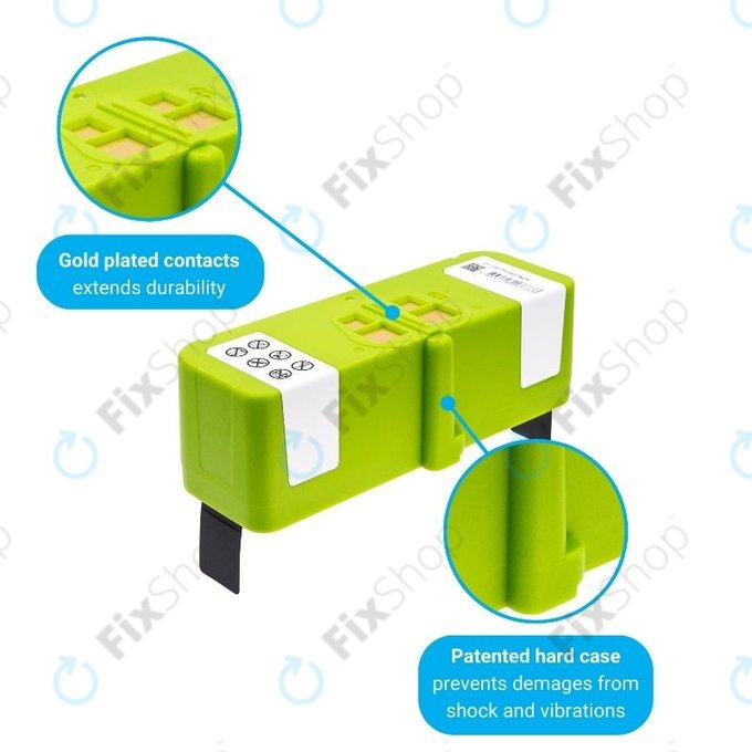 Μπαταρία για iRobot Roomba 600, 800, 900-series, 4502233, 4374392, 2130LI, 14.4V, 4000mAh, HQ