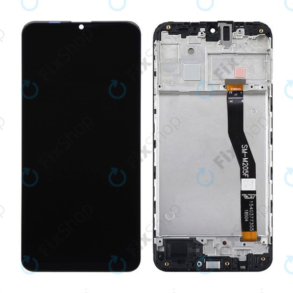Συγκρότημα οθόνης για Samsung M20, M205F, Black, Aftermarket