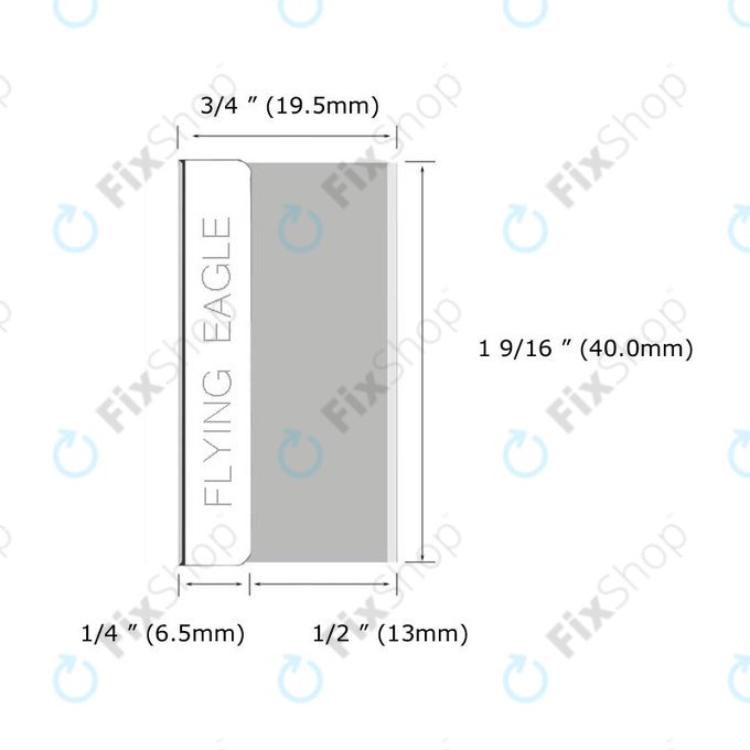 Λεπίδα Ξυραφιού Ασφαλείας Flying Eagle (5τμχ)