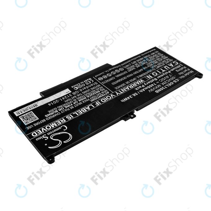 Μπαταρία για Dell Latitude 13 7300, 14 7400, 7400mAh, Li-Pol, 7.6V, 05VC2M, HQ