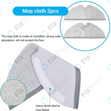 Standard Σετ (Λευκό) για Xiaomi Roborock Q7 | Q7+ | Q7 Max | Q7 Max+ | T8 | Λευκό | White